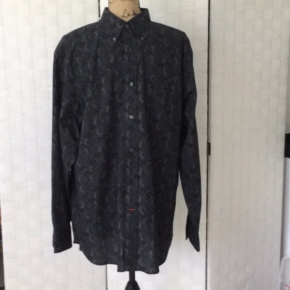 Daniel Cremieux Mens Shirt size L long sleeves 100% cotton color gray.   #278 - Picture 1 of 8